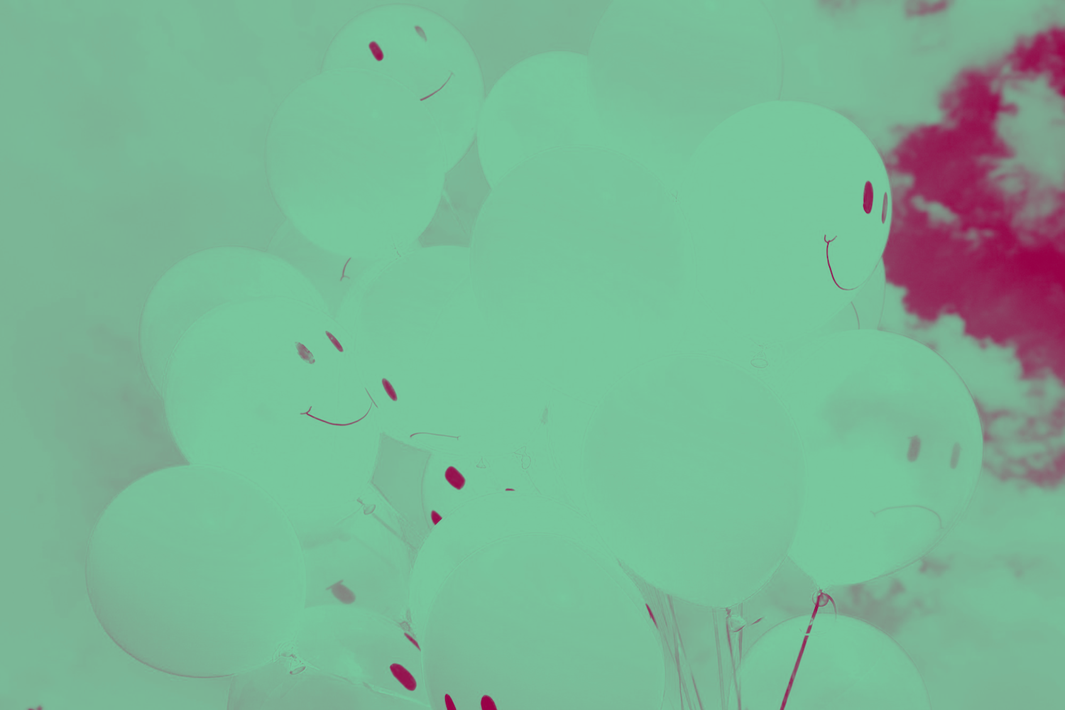 balloons with smiles