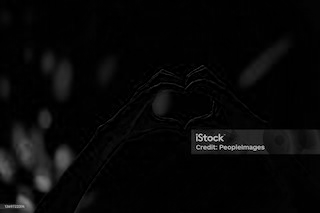 hands in heart shape