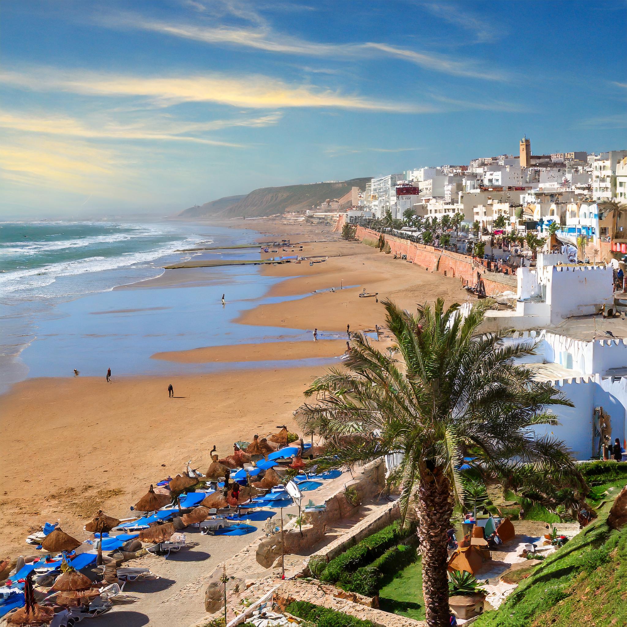  Firefly Beachside Ocean View of Agadir, Morocco